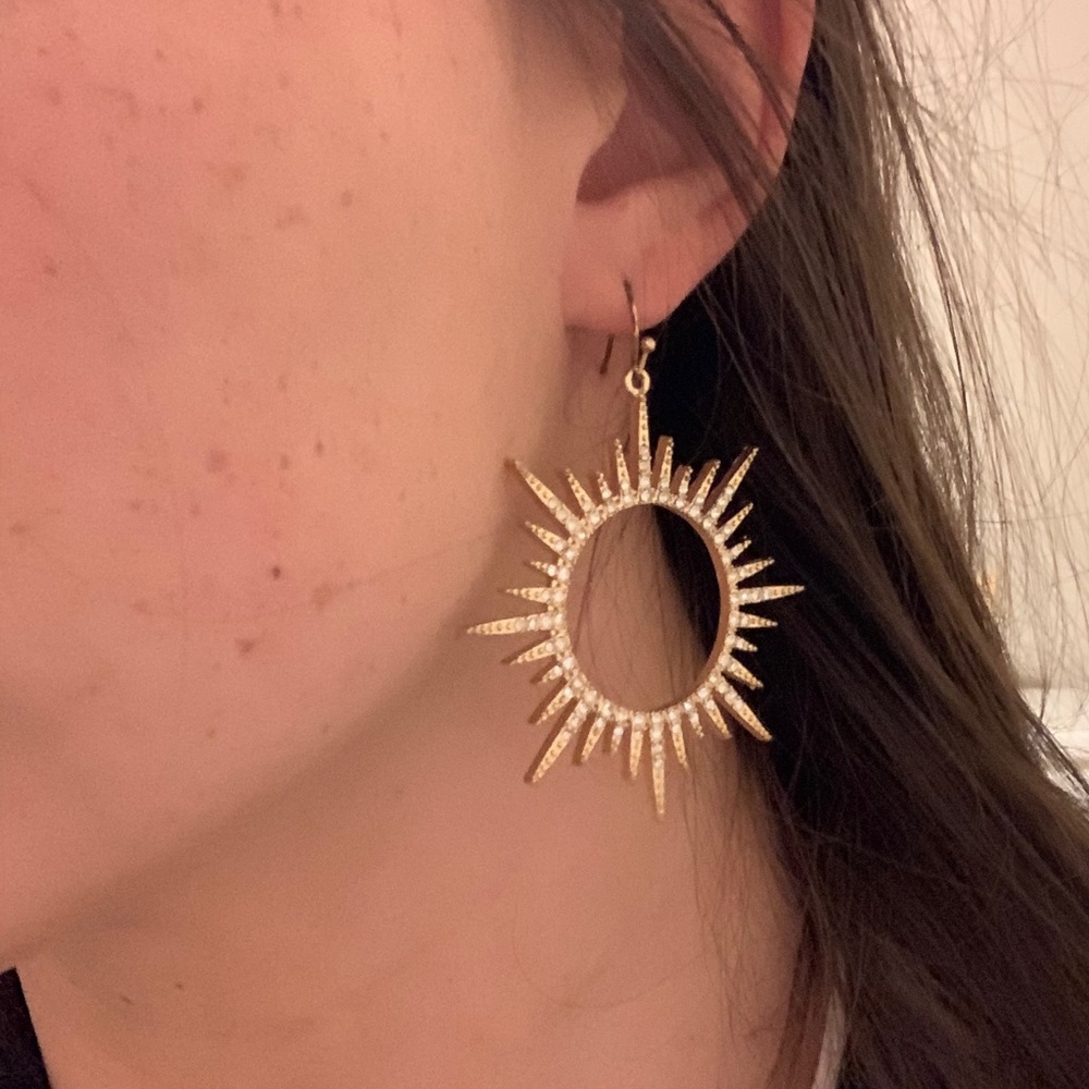 Sun earrings